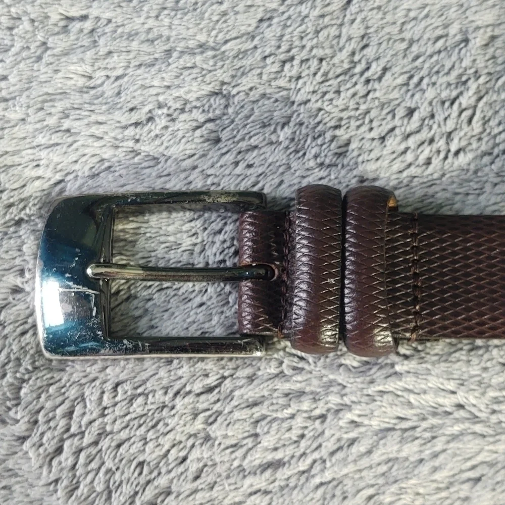 Lejon Genuine Leather Snakeskin Belt Sz 38